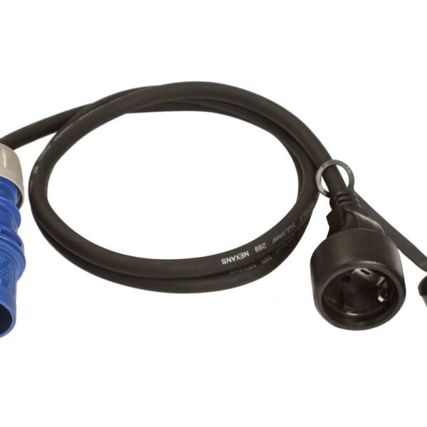 CEE ADAPTER 3-POLNI KONTAKTNI UTIKAČ ZA UZEMLJENJE 1,5M