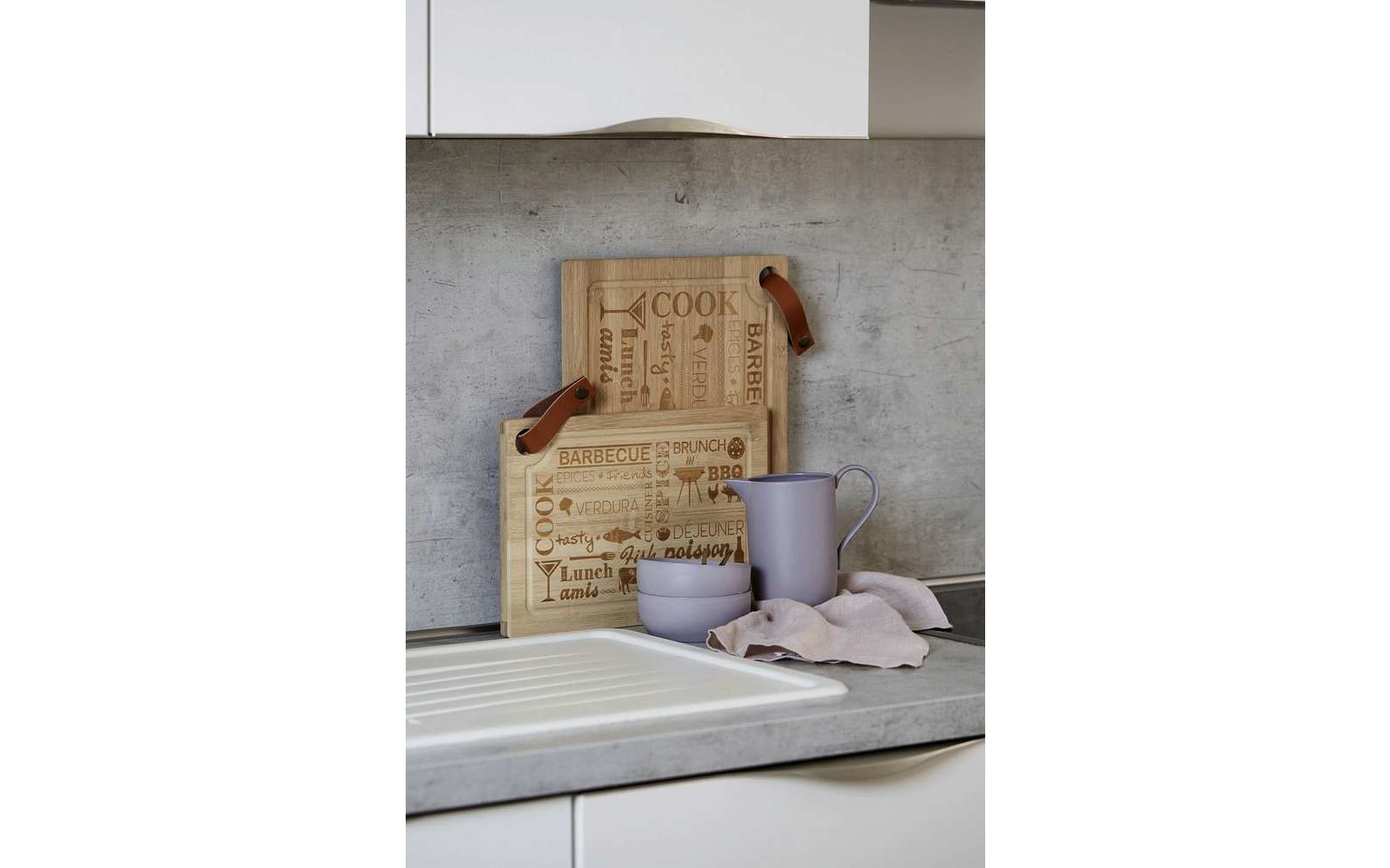 DASKA ZA REZANJE OD BAMBUSA 39,5 X 28 CM, BAMBUS - Slika 7