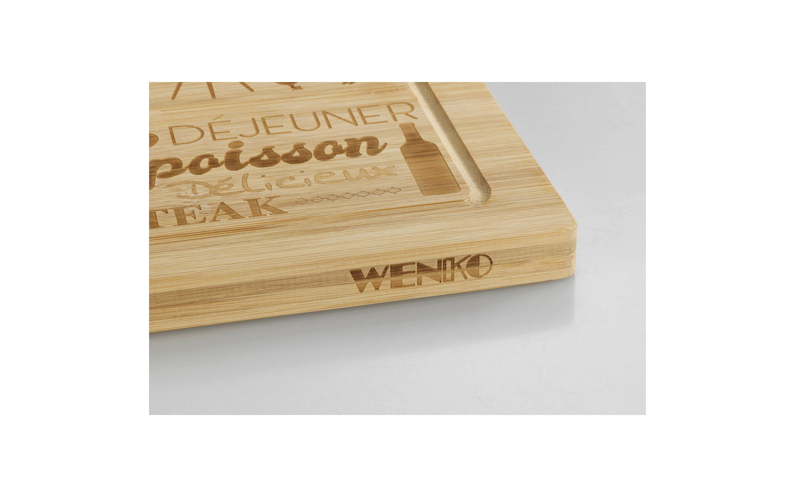 DASKA ZA REZANJE OD BAMBUSA 39,5 X 28 CM, BAMBUS - Slika 5