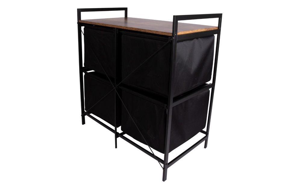 BO-CAMP' KUHINJSKI ORMARIĆ, CRNI - Slika 3