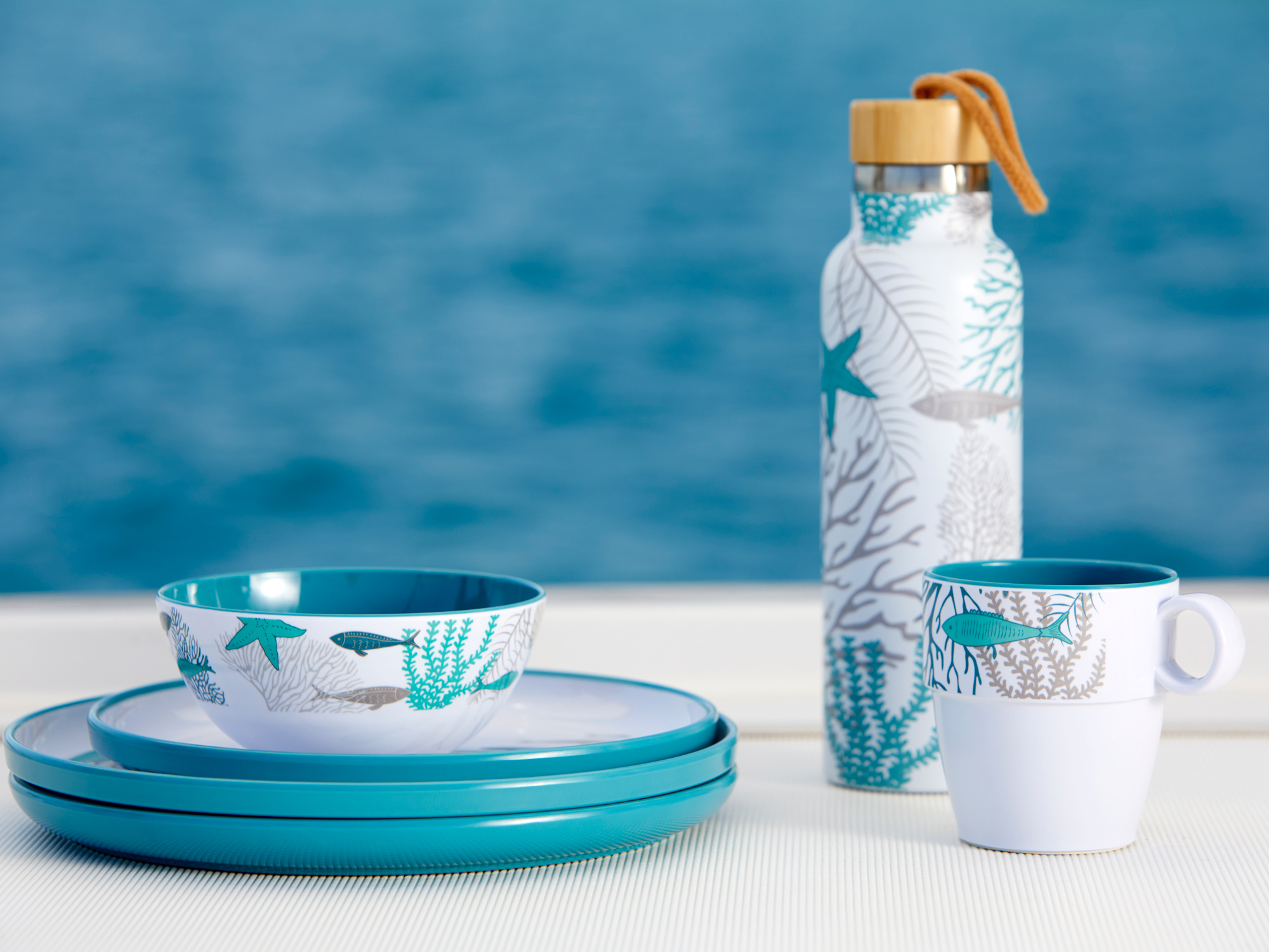 ZDJELICA COASTAL MELAMINE , SET 6 - Slika 2