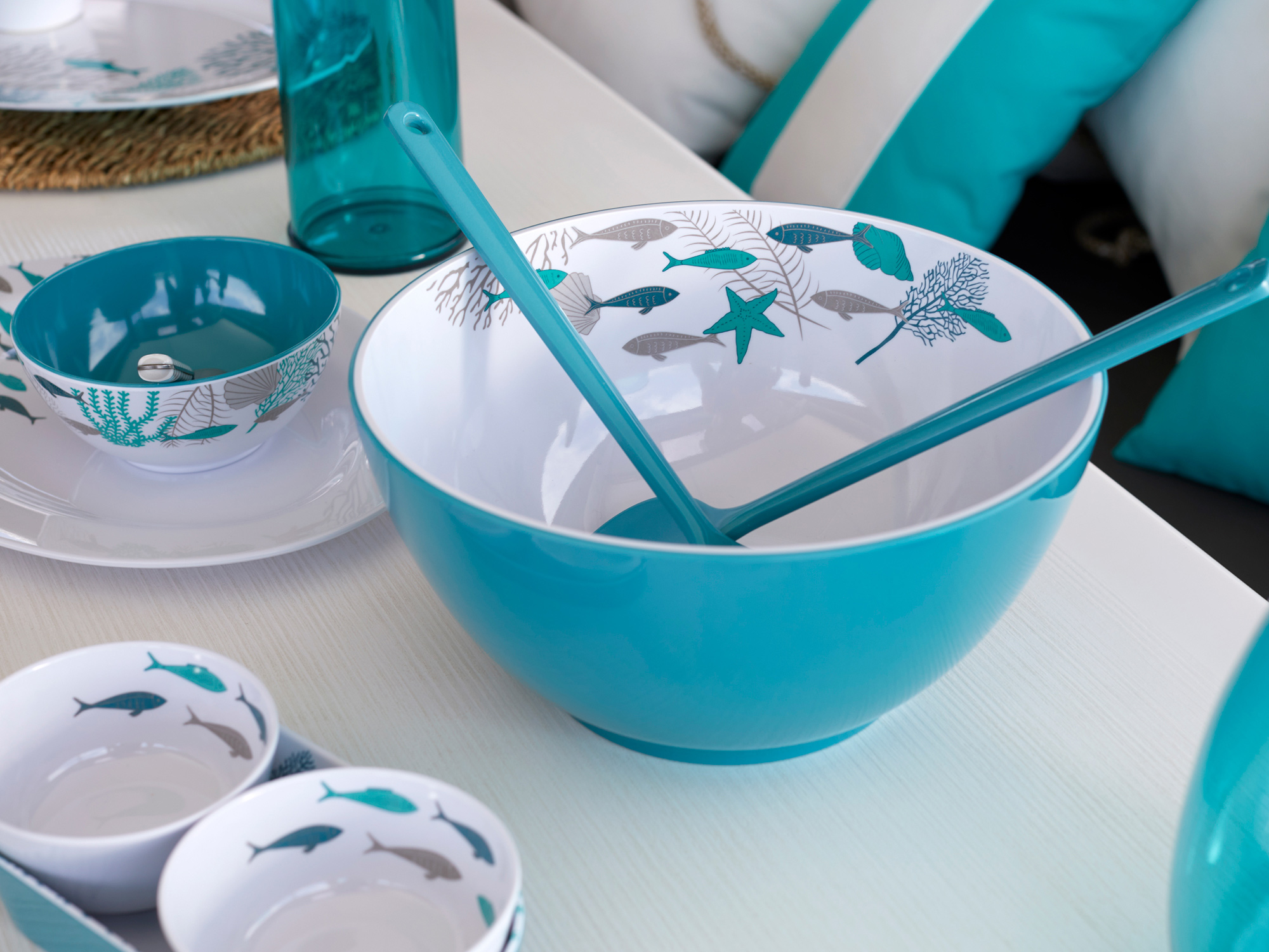 ZDJELA ZA SALATU + PRIBOR, COASTAL - Slika 2