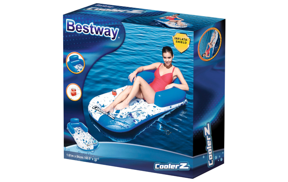 FOTELJA/ZRAČNI MADRAC ZA PLAŽU 150 x 77 x 50 cm - Slika 5