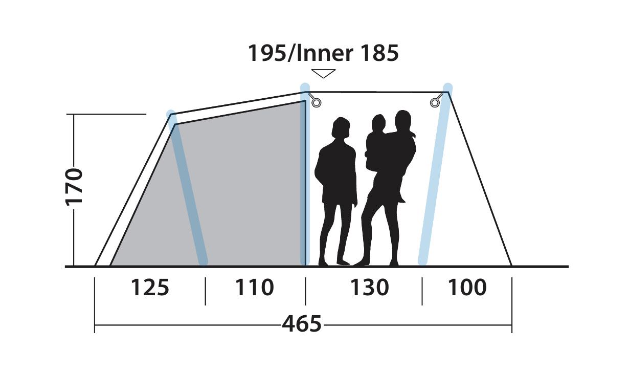 OUTWELL ŠATOR STARHILL, ZA 4 OSOBE - Slika 15