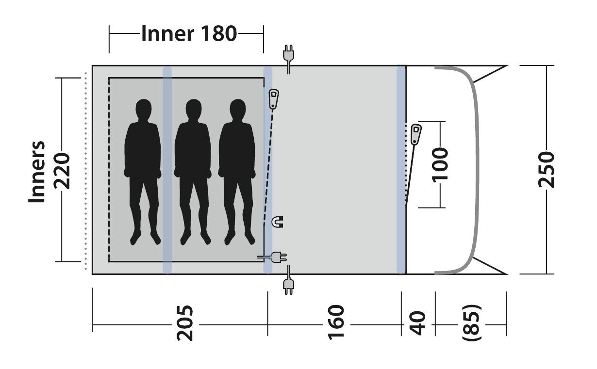 ŠATOR OUTWELL SUNHILL 3 AIR - Slika 5