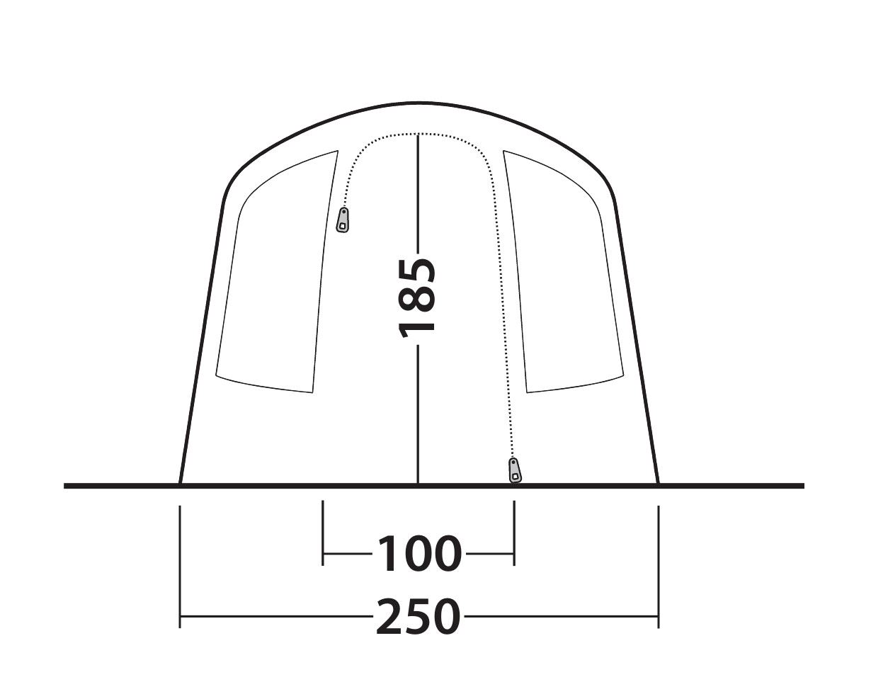 ŠATOR OUTWELL SUNHILL 3 AIR - Slika 3