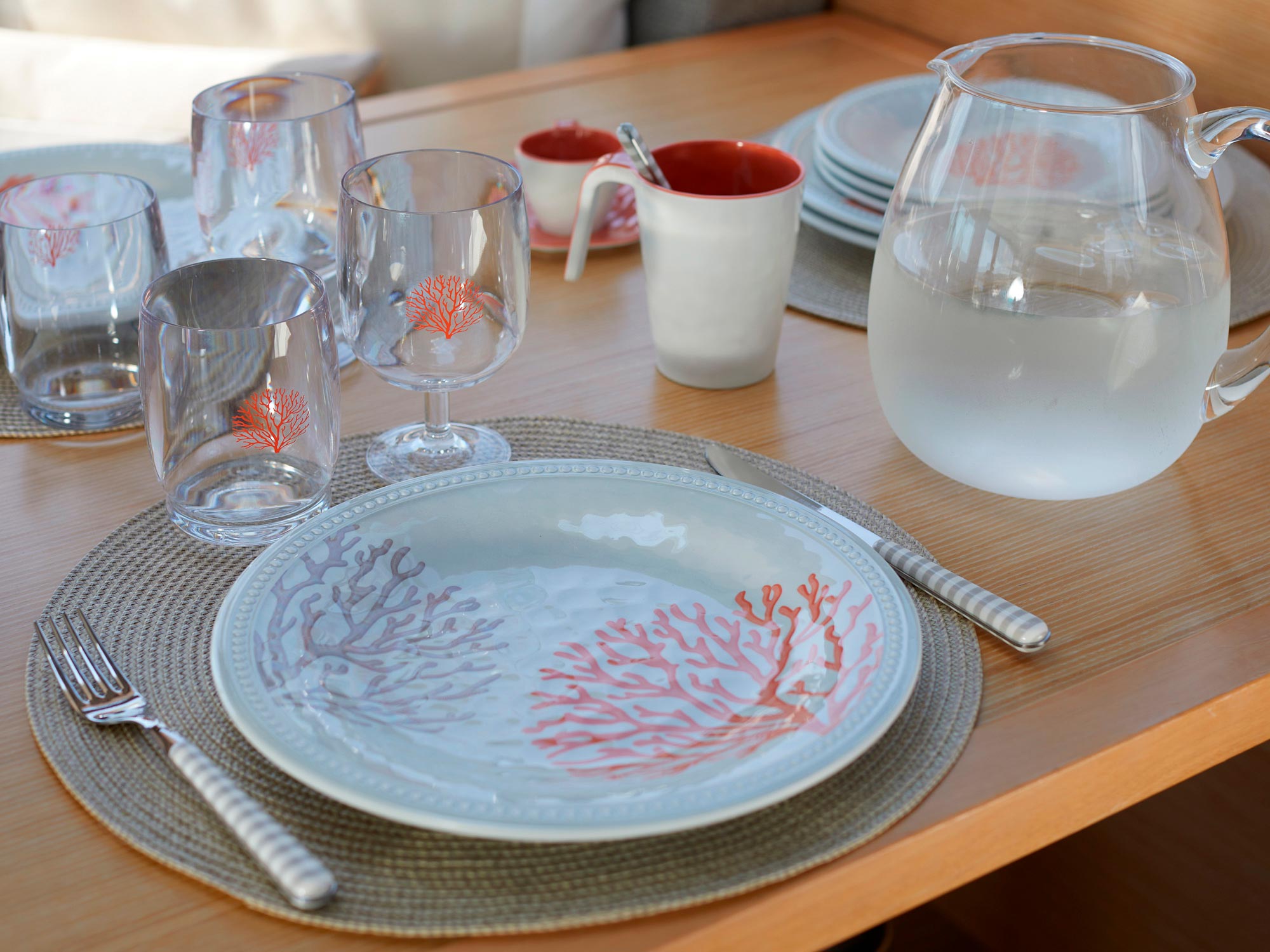 SET ČAŠA HARMOY CORAL, 6 KOM - Slika 4