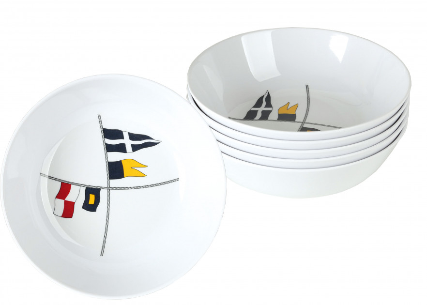 MELAMIN ZDJELICE REGATA, 6 KOM - Slika 2