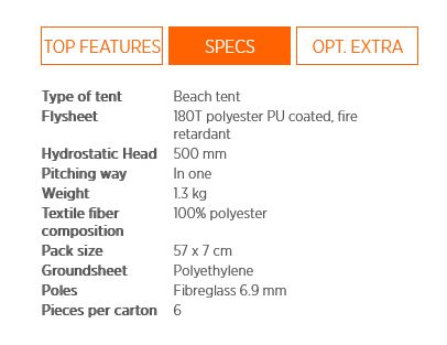 ŠATOR ZA PLAŽU BEACH - Slika 2