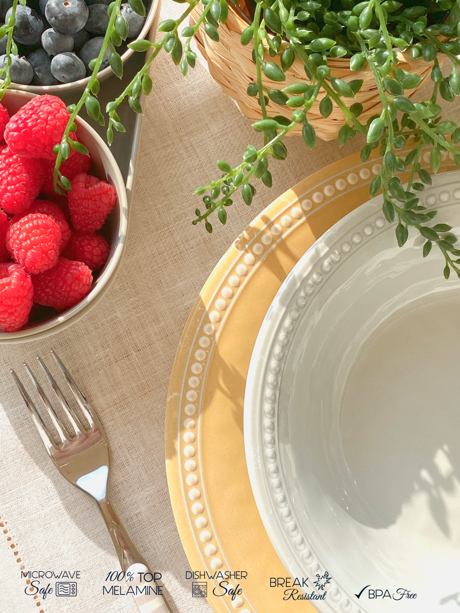 PLITKI TANJUR HARMONY SUNSET, SET 6 KOM - Slika 3