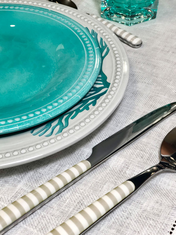 PRIBOR ZA JELO HARMONY CORAL, 24 KOM - Slika 2