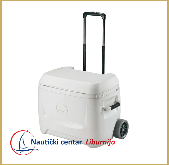 IGLOO COOLER MARINE BREEZE 50 BIJELA LEDENICA S KOTAČIMA, 47L