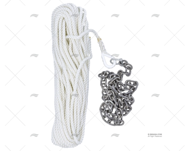 SET UŽE + LANAC S KUKOM,DULJINE 30M,PROMJER 8MM