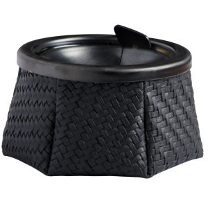 30251-Ashtray-RattanBlack-MarineBusiness
