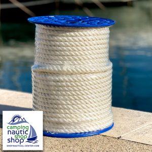 Bijelo trostruko uže klasično 18mm nautička oprema