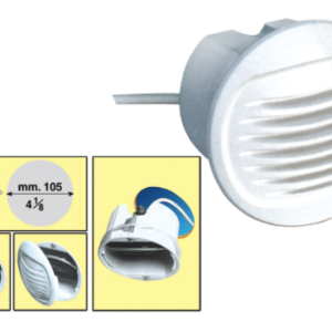 Bijela okrugla brodska truba