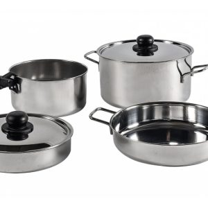 SET LONCA OD NEHRĐAJUĆEG ČELIKA