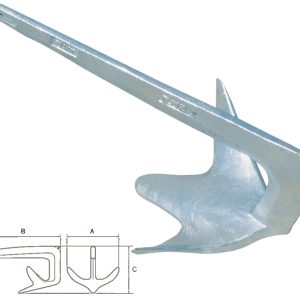 Sidro pocinčani čelik nautička oprema