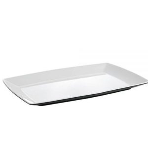 Servisni pladanj crno bijeli